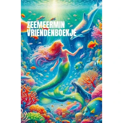 Afbeelding van Zeemeermin Vriendenboekje: Vriendenboek voor tot wel 32 vrienden of vriendinnen
