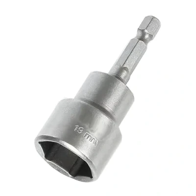 Afbeelding van Moer Driver Socket SENRISE 1 STKS 19mm 1/4 inch Hex Shank Bit Magnetische Setter voor boren, en Impact Adapter