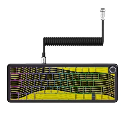 Afbeelding van ATTACK SHARK X65PRO HE Rapid Trigger Keyboard, Magnetic Gaming Switch, Tri Mode, 0.01mm RT Accuracy, 0.125ms Latency, 8K Polling Rate, 128K Scan Dye sub PBT Keycap