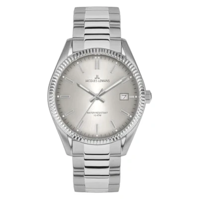 Afbeelding van Jacques Lemans 50 3B Polshorloge Heren Quartz Derby