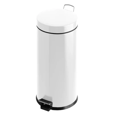 Afbeelding van Pedaalemmer 30 liter wit