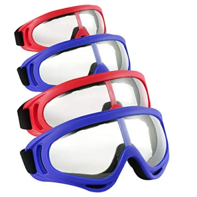 Afbeelding van Locisne 4 pack veiligheidsbrillen, winddicht stofdicht veiligheidsbril Flexibele Brillen voor buitensporten CS Army Nerf Tactical Goggles Oogbescherming