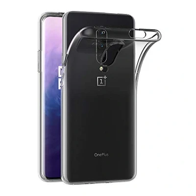 Afbeelding van AICEK Hoes compatibel met OnePlus 7 Pro, transparante siliconen beschermhoes voor TPU bumper Pro telefoonhoes (6,67 inch)