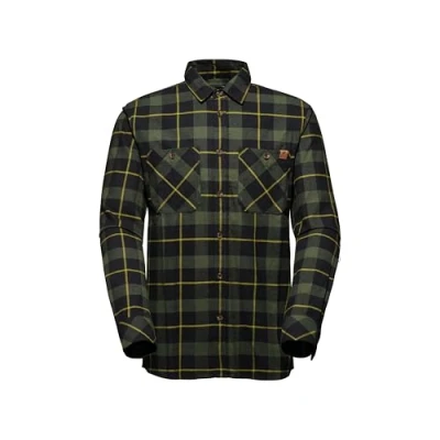 Afbeelding van Mammut Alvra Overhemd, Heren, Maat: XL, Black dark marsh