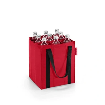 Afbeelding van Reisenthel Bottlebag Flessentas 9 Flessen 1Ltr 1L Rood