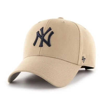 Afbeelding van 47 Brand MLB New York Yankees Cap B MVP17WBV KHA, Mannen, Beige, Pet, maat: One size