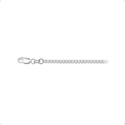 Afbeelding van YO&amp;NO Ketting Zilver Gourmet 2.6mm 80cm Sieraden Vrouw Gerhodineerd 925