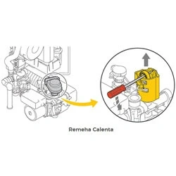Afbeelding van Remeha driewegklep sleutel