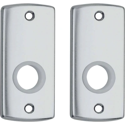 Afbeelding van Axa deurrozet aluminium f1 naturel (lxb) 90x41mm rechth voor krukgat