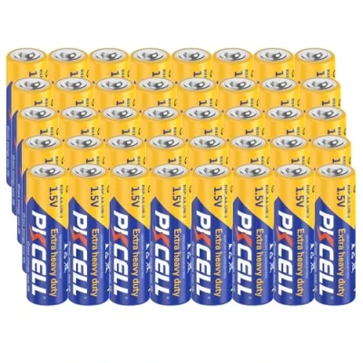 Afbeelding van AA batterijen, 1,5 V, hoge prestaties, zink, carbon, batterijen voor speelgoed, afstandsbedieningen, verlichting, 40 stuks PKCELL