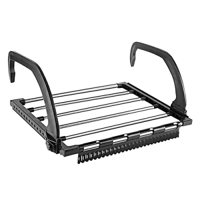 Afbeelding van Radiatordroger, Radiator Kleding Airersm, Droogrek voor Radiator, Droogrek, Opvouwbaar Balkon, Hangen en Klein