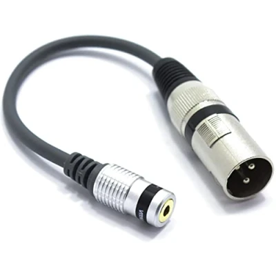 Afbeelding van VITALCO XLR Mannelijk naar 3.5 Mini Jack TRS Vrouwelijke Adapter 1/8 3.5mm AUX 3 Pin Microfoon Audio Kabel Converter