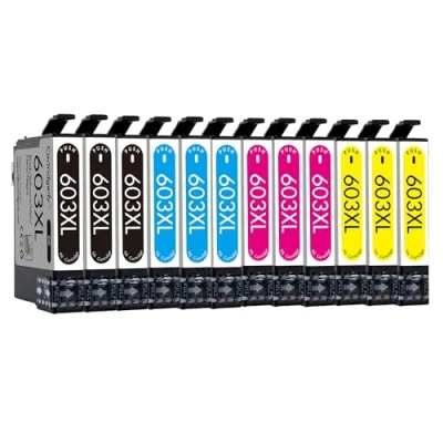 Afbeelding van Cartridgeify Inktcartridges, 603XL, compatibel met Epson 603 XL cartridges, voor Expression Home XP 2100, 2105, 3100, 3105, 3150, 4100, 4105, Workforce WF 2810, 2830, 2835,