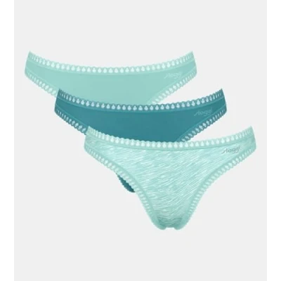 Afbeelding van Sloggi Go Crush Dames String 3 Pack Blue