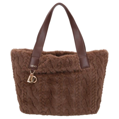 Afbeelding van LIU JO shopper schoudertas Verry Tote Bag Moro Light bruine