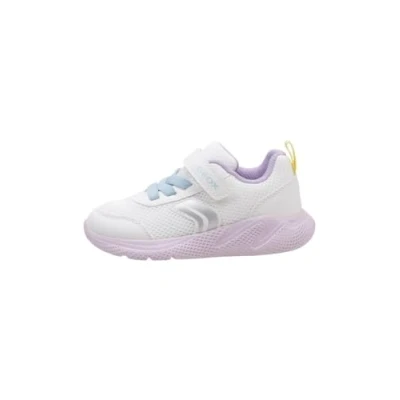 Afbeelding van Geox Sprintye Babyschoenen voor kinderen, Maat: 24, Blanco Kunststof/ textiel