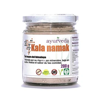 Afbeelding van KALA NAMAK zout zwart AYURVEDICA 200 g