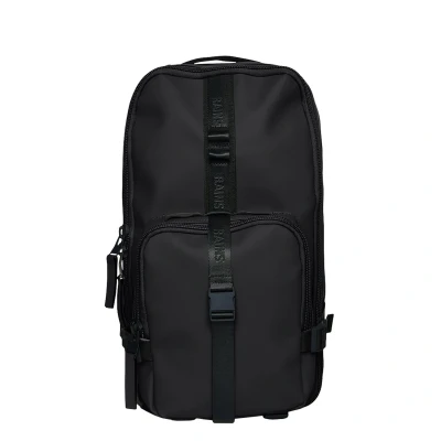 Afbeelding van Rains Trail Rucksack W3 black Laptoptas Laptoprugzak backpack