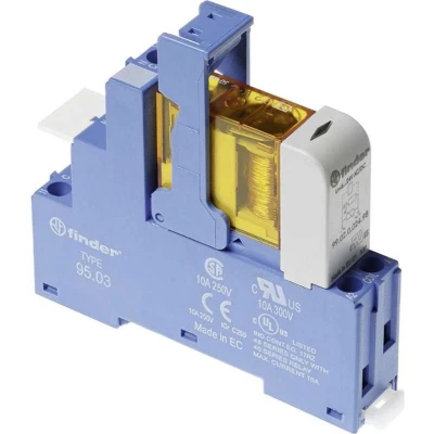 Afbeelding van Finder 48.31.7.012.0050 Relaismodule Nominale spanning: 12 V/DC Schakelstroom (max.): 10 A 1x wisselcontact 1 stuk(s)