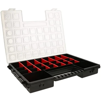 Afbeelding van KOTARBAU® Sorteerdoos 38 cm 27 compartimenten kleine onderdelen magazijn verstelbare scheidingswanden
