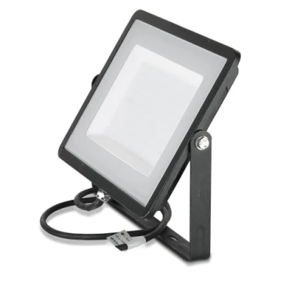 Afbeelding van V TAC VT 100 B N Zwarte LED Schijnwerper Samsung IP65 100W 8200 Lumen 6500K 5 Jaar