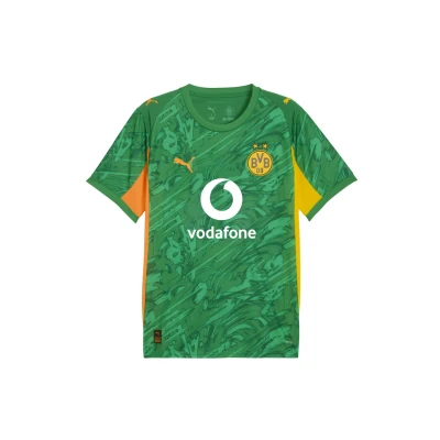 Afbeelding van PUMA Borussia Dortmund 25/26 Goalkeeper Short Sleeve Jersey Men voor Heren, Groen/Oranje, Maat S