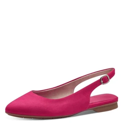 Afbeelding van Jana Dames 8 29462 42 ballerina&#039;s, fuchsia, 37 EU breed, Breed