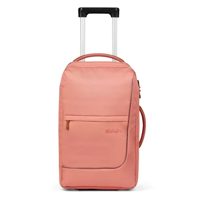 Afbeelding van Satch Flow S Cabin Size Trolley pure coral Zachte koffer
