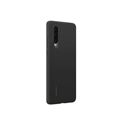Afbeelding van Huawei P30 Hoesje Siliconen en TPU (zacht) Softcase/Backcover Zwart Telefoonhoesje
