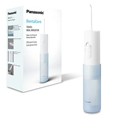 Afbeelding van Panasonic EW DJ11 A503 monddouche, eenvoudig te bedienen met 2 waterdrukinstellingen, compact en draagbaar, Wit