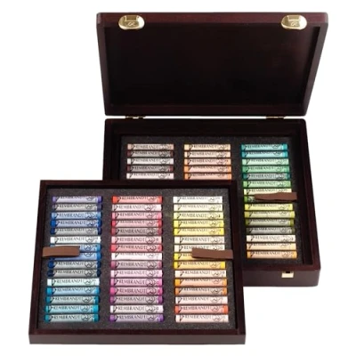 Afbeelding van Rembrandt softpastels heel 90 kleuren professional portrait edition
