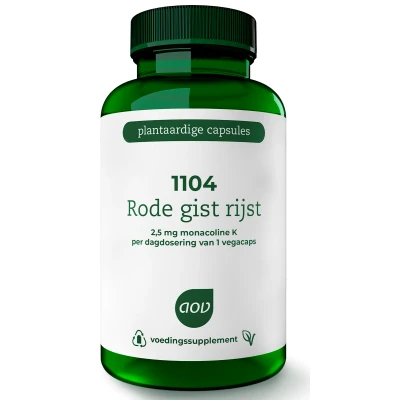 Afbeelding van AOV 1104 Rode Gist Rijst 90 Capsules