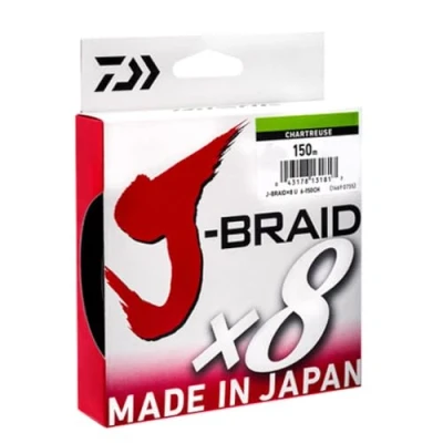 Afbeelding van Daiwa J Braid X8 150M Chartreuse