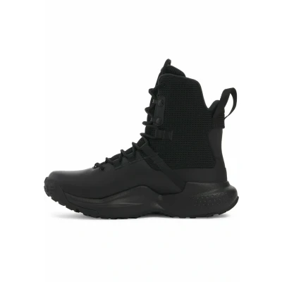 Afbeelding van Under Armour heren Micro G Stellar Werklaarzen voor met antislip zool, lichte en ademende wandelschoenen, Zwart Antraciet, 40 EU
