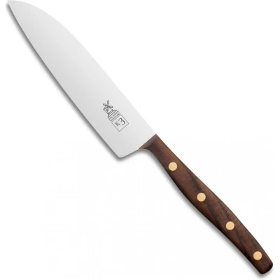 Afbeelding van Robert Herder K3 Koksmes RVS Recht Lemmet 12.5 cm Heft Walnoothout