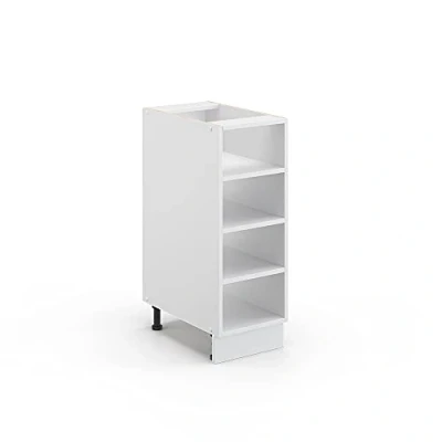 Afbeelding van Vicco Keukenrek &quot;Fame Line&quot;, Wit/Wit, 30 cm zonder werkblad