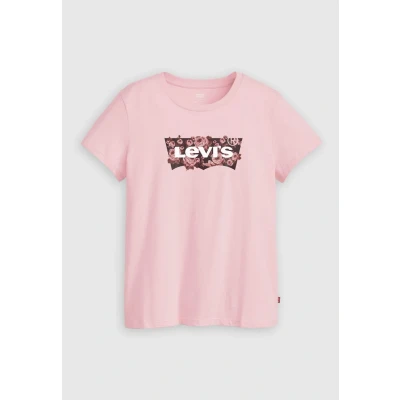 Afbeelding van LEVI&#039;S ® Shirt &#039;The Perfect Tee&#039; antraciet / rosé oudroze wit