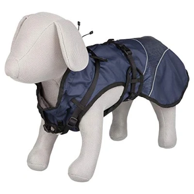 Afbeelding van TRIXIE Cape met tuigje Duo, S, 35 cm, blauw, hond