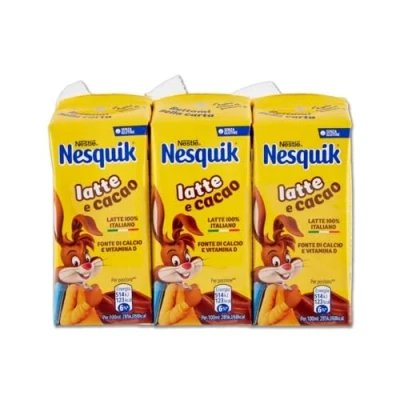 Afbeelding van 6X Nesquik Agita e Gusta Melk en Chocolade Klaar om te drinken 3 x 180 ml