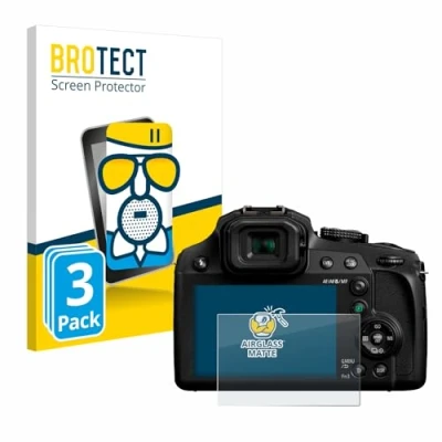 Afbeelding van BROTECT Screenprotector voor Panasonic Lumix DC FZ82 / FZ82D Folie Beschermfolie Beschermglas matte (3 Stuks)