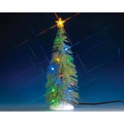 Afbeelding van Spruce tree with 20 rgb light b/o 4.5v LEMAX