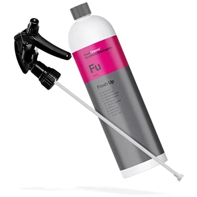 Afbeelding van detailmate Koch Chemie Fresh Up Luchtverfrisser, 1 liter, neutraliseert met frisse geur + Nuke Guys Canyon Trigger sproeikop