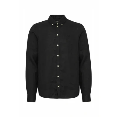 Afbeelding van Casual Friday Anton LS Overhemd, Heren, Maat: Large, Black beauty