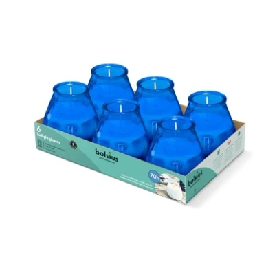 Afbeelding van Bolsius Twilight Blauw 6x