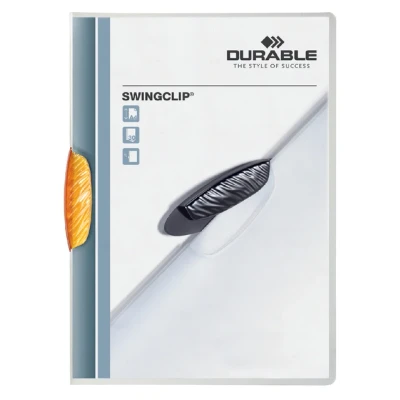 Afbeelding van Klemmap Durable Swingclip 30 vellen oranje