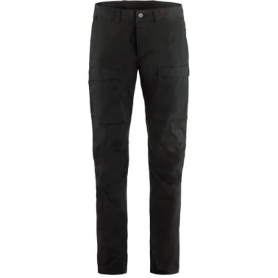 Afbeelding van Fjällräven Abisko Hybrid Trail Wandelbroek Heren Black 44 Large Zwart