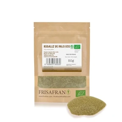 Afbeelding van FRISAFRAN GEPOEDERDE dropstick Ecologisch Zoethoutpoeder zoethoutinfusie zoete stok Stokdrop thee Zoethoutwortel Rechtstreeks van de producent 50g
