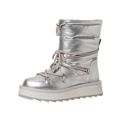 Afbeelding van Tamaris Snowboots, Dames, Maat: 38, Silver Kunststof