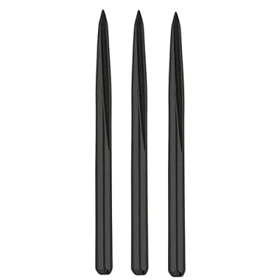 Afbeelding van Winmau Extra Lange Zwarte Steeltip Dart punten 1 set per verpakking (3 in totaal)