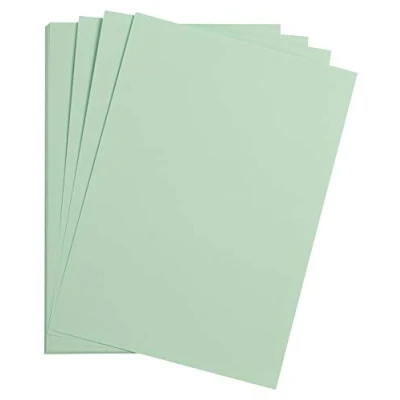 Afbeelding van Clairefontaine Ref 975268C Maya glad gekleurde tekenkaart (verpakking van 25 vellen) 185 g/m² A4 (29,7 x 21cm) Mint Blue Kleur Diep geverfd, zuurvrij, pH neutraal
